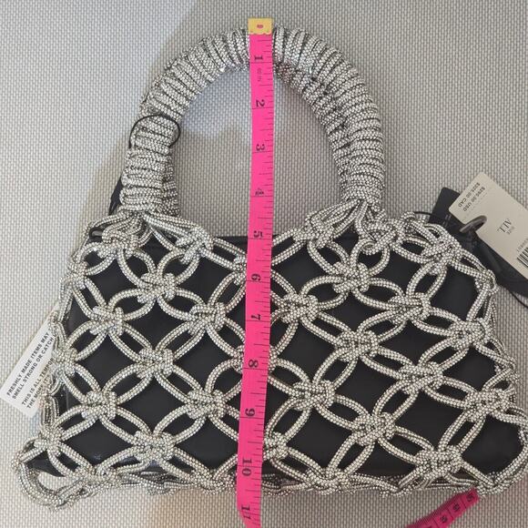 ROCKNOT The Transformer Crystal Cording Bag with Insert Black Bag / Crossbody - Picture 9 of 13